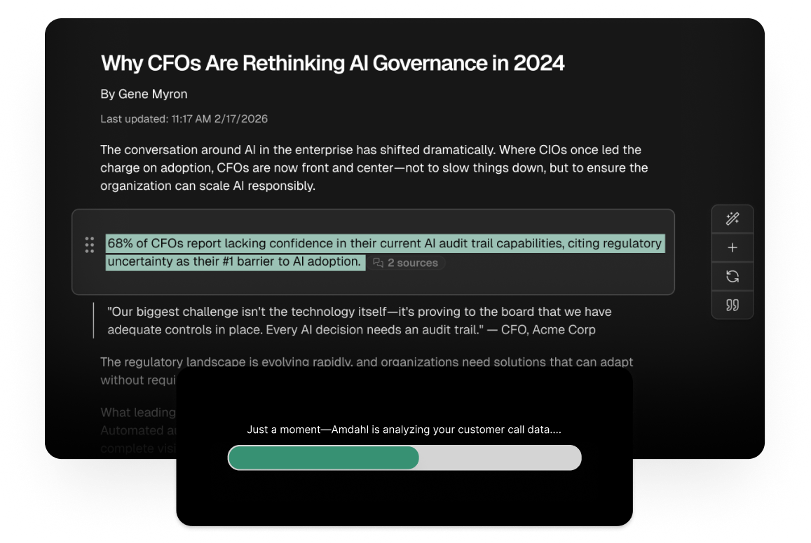 Amdahl Insights + Content Studio